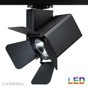 LED COB 20~30W 러블 날개 스포트 레일형 블랙