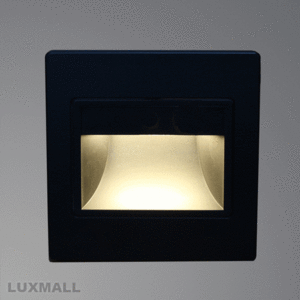 LED 3W 포트 매입 발목등 블랙,골드 (75*75)