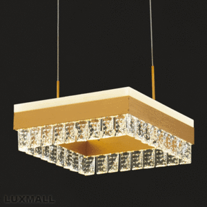 LED 50W 로보르 펜던트 사각,원형 골드