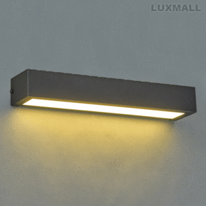 LED 12W 롱스퀘어 벽등 검정,은색
