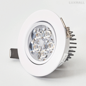 LED 5W 가이 회전 매입등 화이트,블랙 70~75파이.