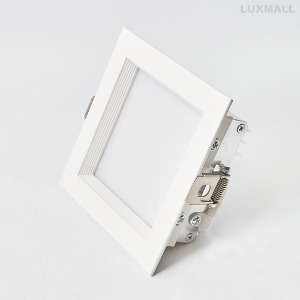 LED 8W 로브 사각 매입 백색 (100*100).