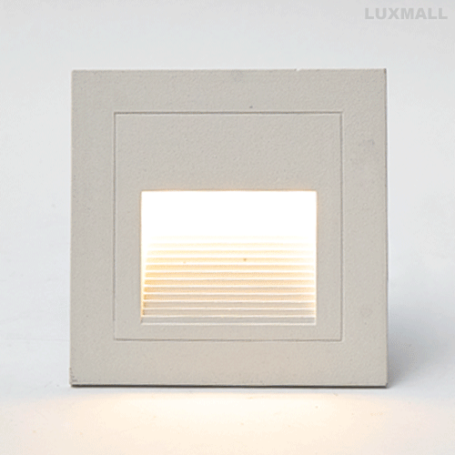 LED 3W 외부 키트 정사각 발목 매입등 (65*65) 3color.