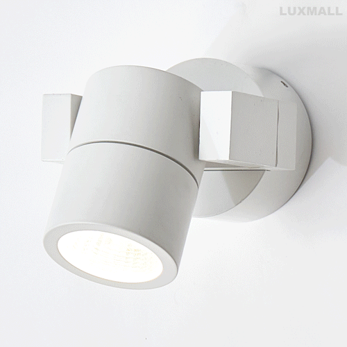 LED COB 5W 바로크 직부/벽등 B형 흑색,백색 (실내/외부겸용).