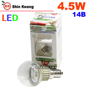 (신광전구) 포커스 LED 미니크립톤 4.5W 14베이스 투명