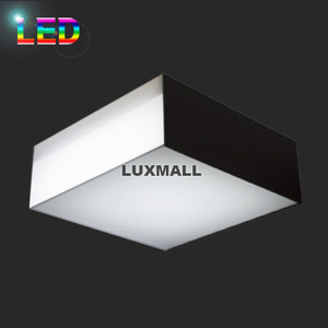 LED 18W 아크릴 큐브 직부 블랙+화이트 250형