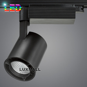 LED COB 28W 플로나 레일형 스포트 대 흑색