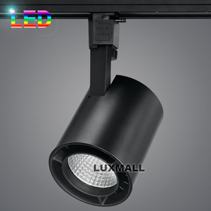 LED COB 20W 플로나 레일 스포트 직결형 흑색