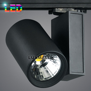 LED COB 16W 샤프원 레일 스포트 세로형 흑색