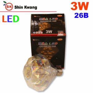(신광전구) LED 2W 엘디자인램프 D95 26베이스 (2W로 교체되어 출시되었습니다.)