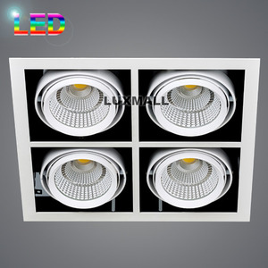 LED COB 120W,200W 30-4 사각 4구 매입등 백색(330*330)